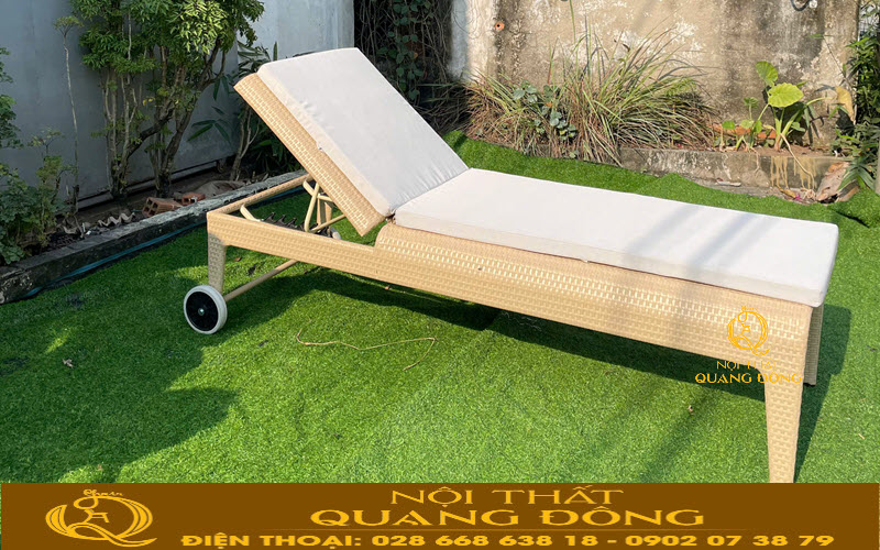 Ghế nằm hồ bơi QD-1278 thanh lịch sang trọng cho bể bơi Ghế nằm hồ bơi QD-1278 thiết kế tối giản, sang trọng và tiện nghi