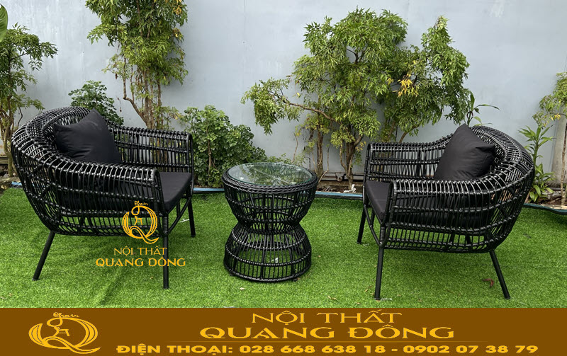Mẫu ghế đẹp, sang trọng cho không gian ban công thêm tiện ích và sang trọng