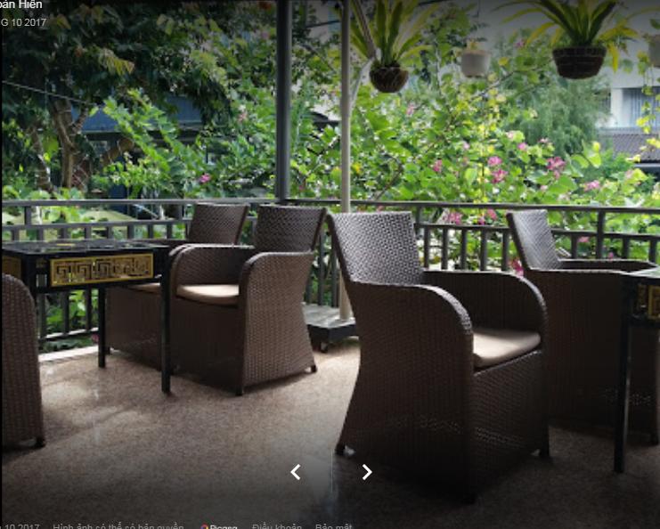 Bàn ghế mây nhựa - cung cấp cafe Lâm Viên