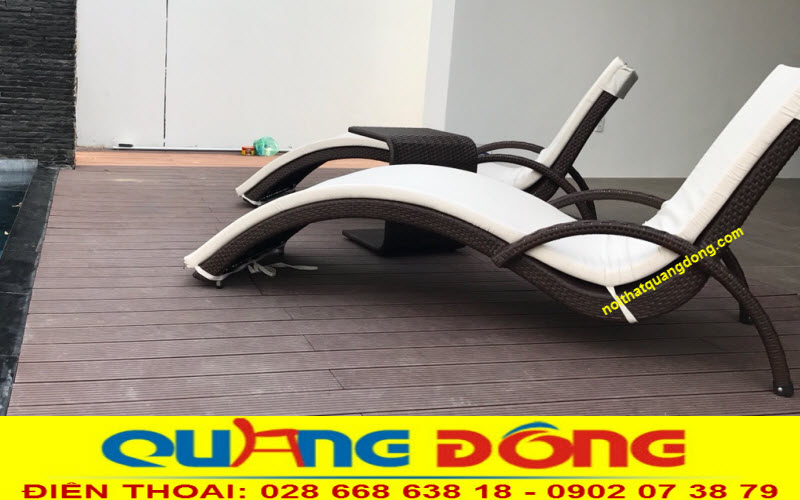 Ghế thư giãn bể bơi - Mẫu ghế hồ bơi QD-590