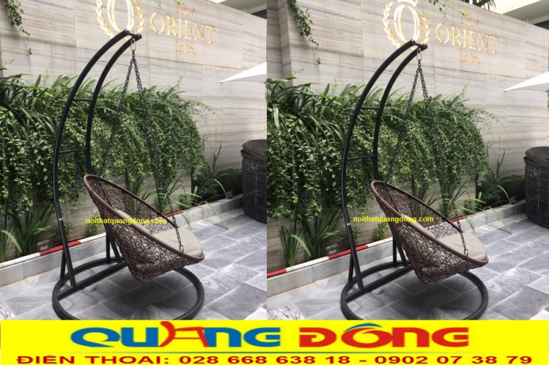 Xích đu giả mây QD-426 cung cấp khách sạn New Orient